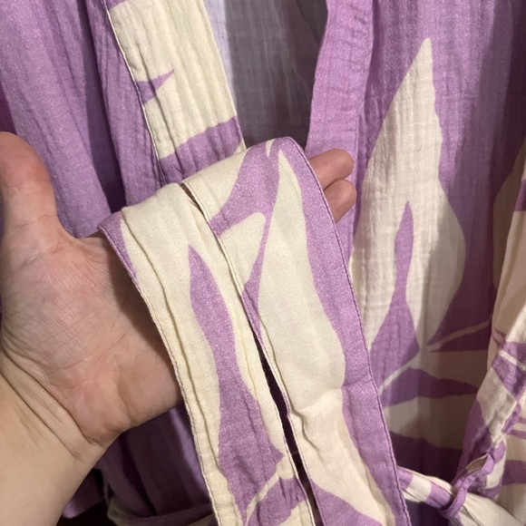 Aloha Collection Ube Fronds Robe - Picture 4 of 7